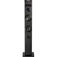 NGS SKYCHARM - Altavoz Torre de Sonido con Bluetooth y Entrada óptica. Mando a Distancia (50W- USB- Radio FM- AUX…